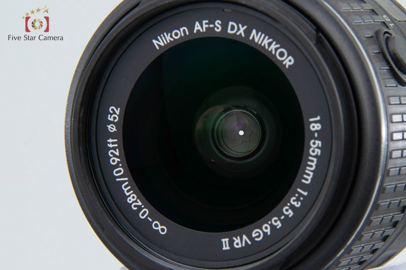 "Shutter count 2,451" Nikon D5500 Black 24.2MP DSLR Camera 18-55 VR II Lens