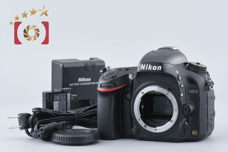 "Count 3,171" Nikon D600 24.3 MP Full Frame Digital SLR Camera Body [Very Good]