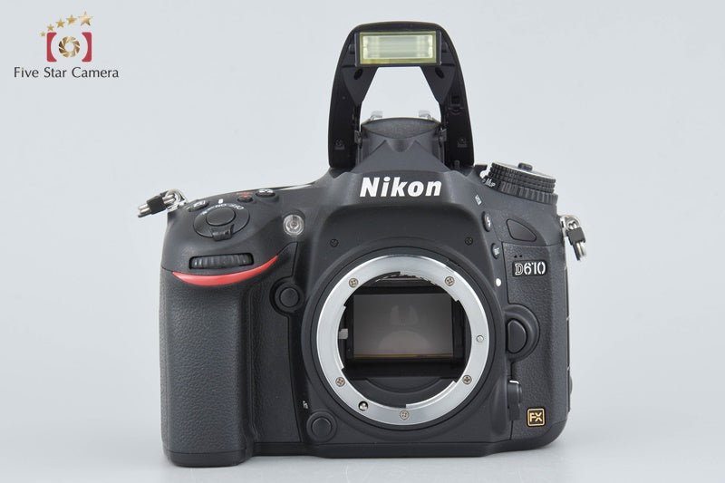"Count 5,661" Nikon D610 24.3 MP Full Frame DSLR Camera Body w/ Box [Near Mint]
