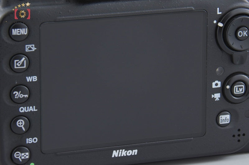 "Shutter count 406" Nikon D610 24.3 MP Full Frame DSLR Camera Body