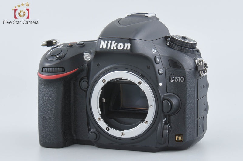 "Shutter count 406" Nikon D610 24.3 MP Full Frame DSLR Camera Body
