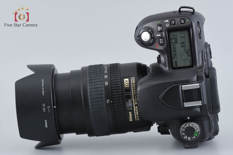 "Count 5,468" Nikon D80 10.2 MP DSLR + AF-S DX NIKKOR 18-70mm f/3.5-4.5 G ED