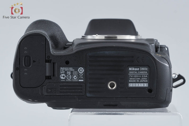 Nikon D800E 36.3 MP Full Frame Digital SLR Camera Body [Very Good]