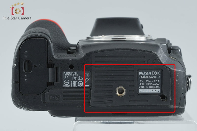 Nikon D810 36.3 MP Full Frame Digital SLR Camera Body