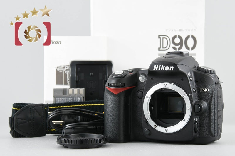 "Shutter count 5,408" Nikon D90 12.3 MP DSLR Camera Body [Very Good]