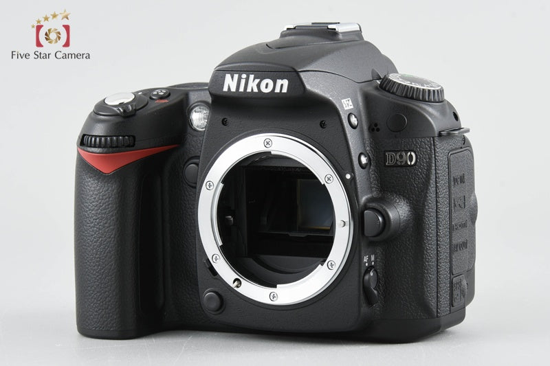 "Shutter count 5,408" Nikon D90 12.3 MP DSLR Camera Body [Very Good]