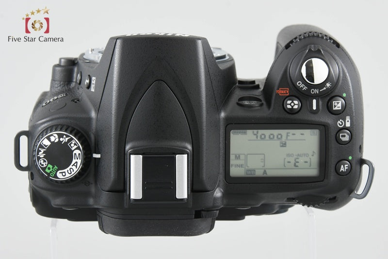 "Shutter count 5,408" Nikon D90 12.3 MP DSLR Camera Body [Very Good]