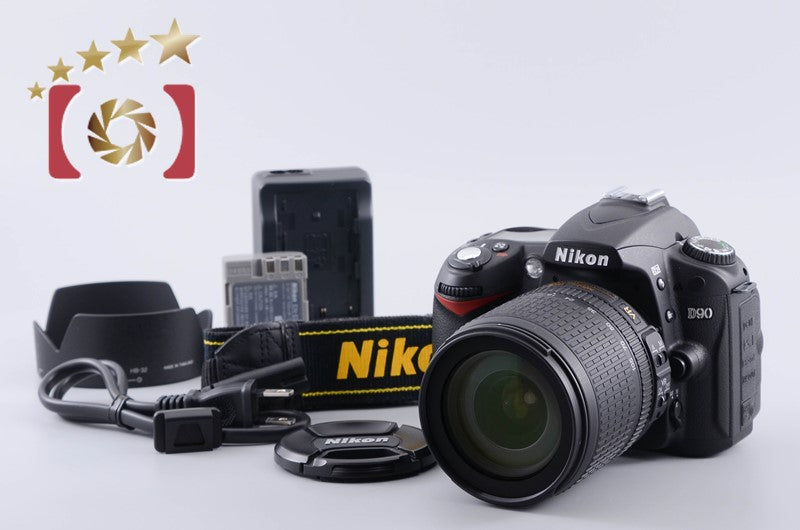 "Count 706" Nikon D90 12.3 MP DSLR Camera AF-S DX 18-105 G VR Lens [Very Good]