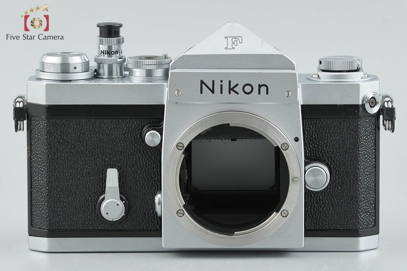 Nikon F Eye Level Silver Mid Model 35mm SLR Film Camera Body