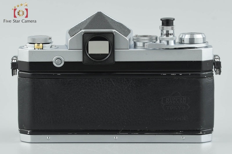 Nikon F Eye Level Silver Mid Model 35mm SLR Film Camera Body