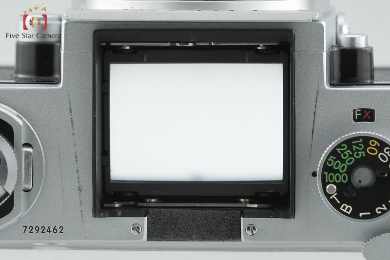 Nikon F Eye Level Silver Mid Model 35mm SLR Film Camera Body