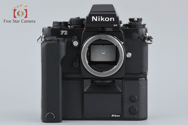 Nikon F3 HP 35mm SLR Film Camera Body w/ MD-4 Motor Drive [Very Good]