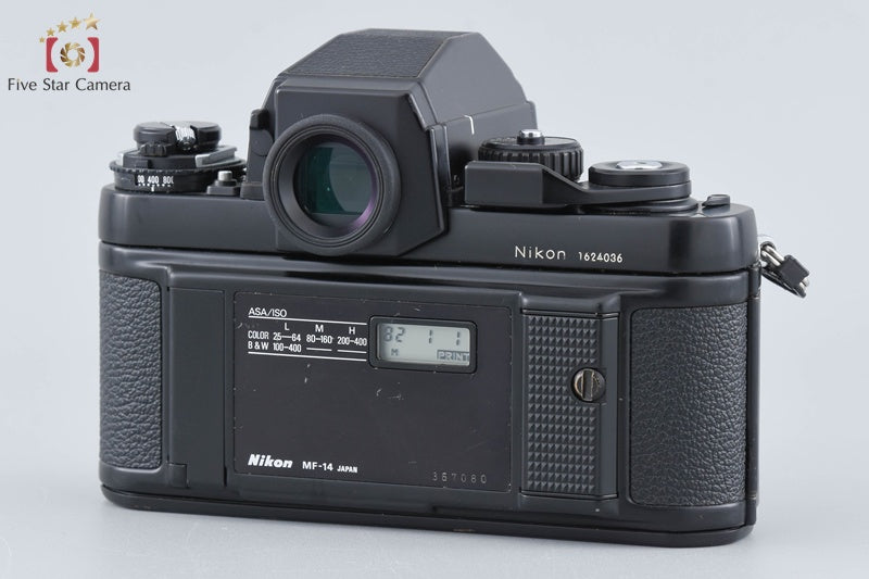 Nikon F3 HP 35mm SLR Film Camera Body w/ MF-14 Date Back [Very Good]
