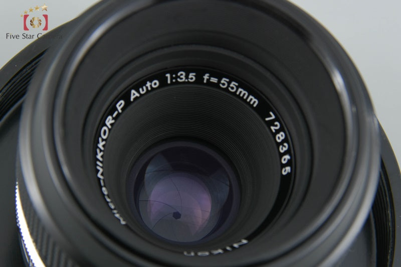 Excellent!! Nikon Micro NIKKOR-P Auto 55mm f/3.5 Non Ai Lens