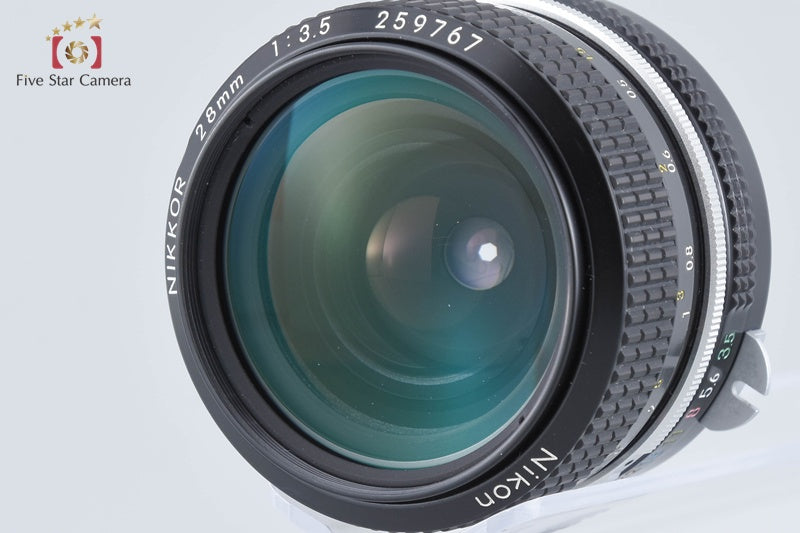 Nikon New NIKKOR 28mm f/3.5 Non Ai Lens [Very Good]