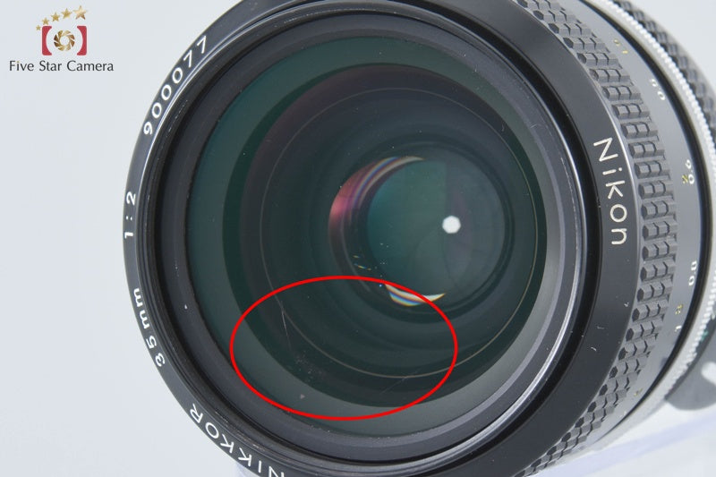 Nikon New NIKKOR 35mm f/2 Non Ai Lens