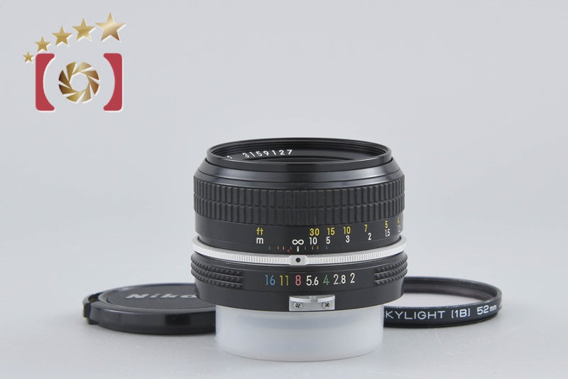 Nikon New NIKKOR 50mm f/2 Non Ai Lens [Very Good]