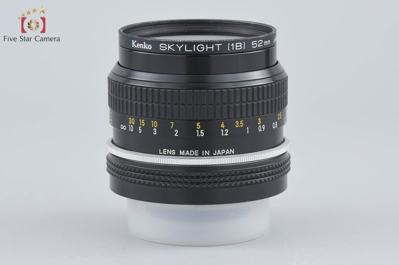 Nikon New NIKKOR 50mm f/2 Non Ai Lens [Very Good]