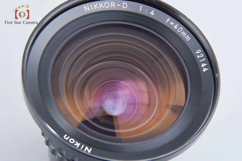 Nikon NIKKOR-D 40mm f/4 for Zenza Bronica S2 S2A EC EC-TL