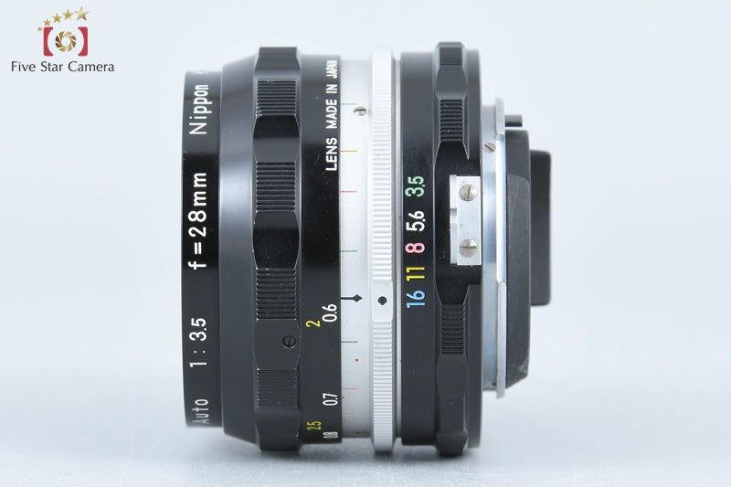 Nikon NIKKOR-H Auto 28mm f/3.5 Non Ai Lens w/ Box [Very Good]