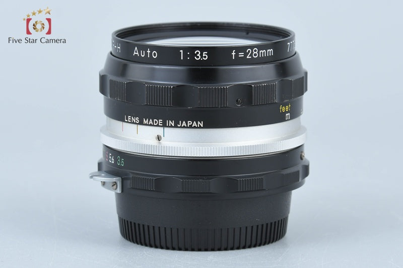 Nikon NIKKOR-H Auto 28mm f/3.5 Non Ai Lens [Very Good]