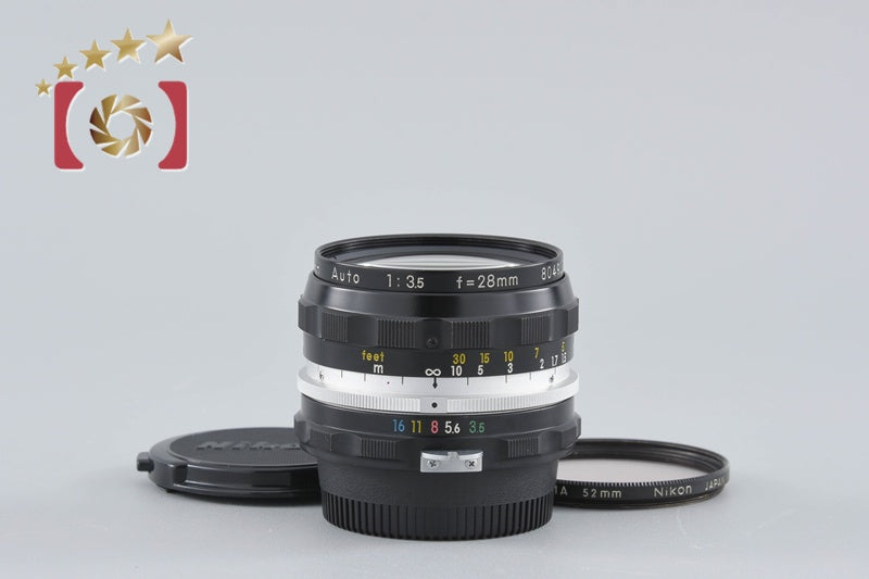 Nikon NIKKOR-H Auto 28mm f/3.5 Non Ai Lens