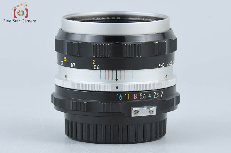 Nikon NIKKOR-H Auto 50mm f/2 Non Ai Lens [Very Good]