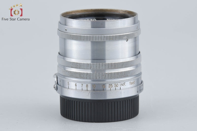 Nikon NIKKOR-H.C 50mm f/2 L39 LTM Leica Thread Mount Lens