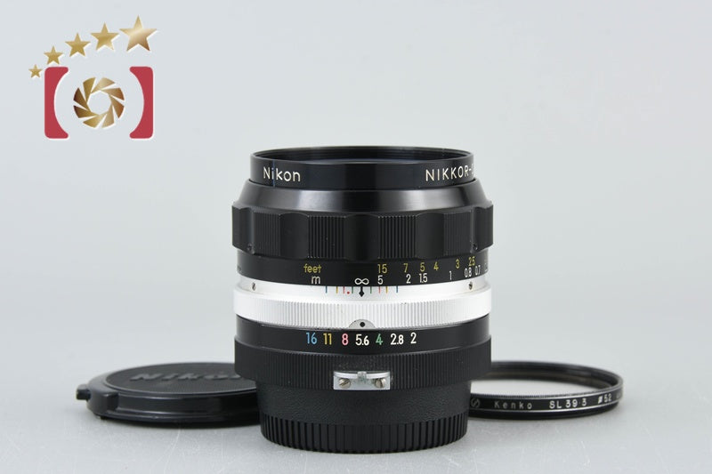 Nikon NIKKOR-O Auto 35mm f/2 Non Ai Lens [Very Good]