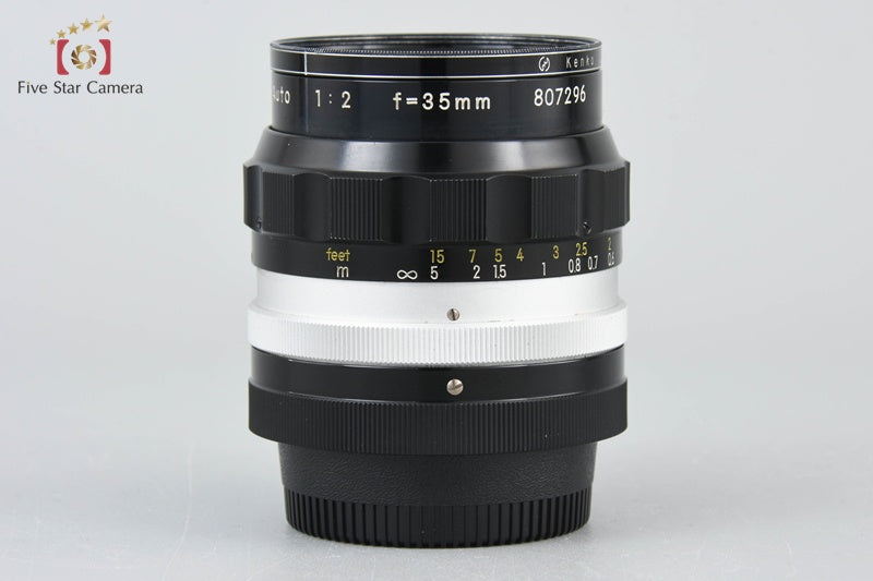 Nikon NIKKOR-O Auto 35mm f/2 Non Ai Lens [Very Good]