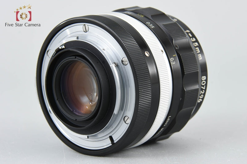 Nikon NIKKOR-O Auto 35mm f/2 Non Ai Lens [Very Good]