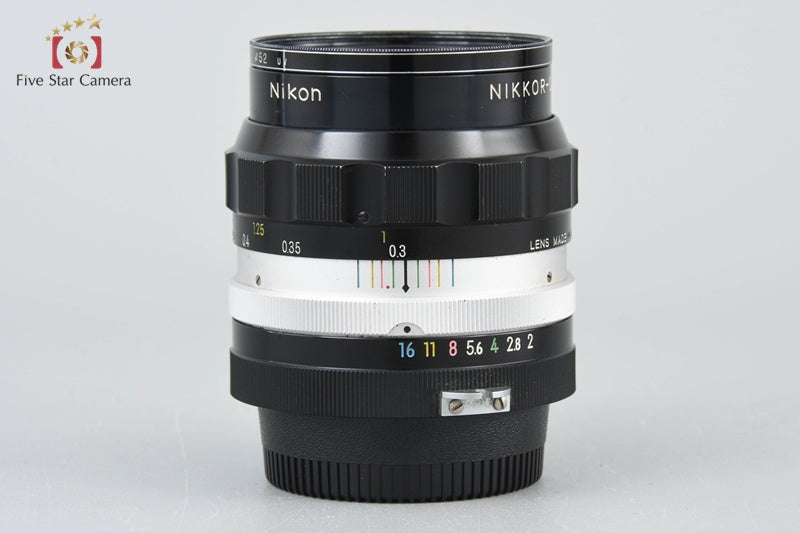 Nikon NIKKOR-O Auto 35mm f/2 Non Ai Lens [Very Good]
