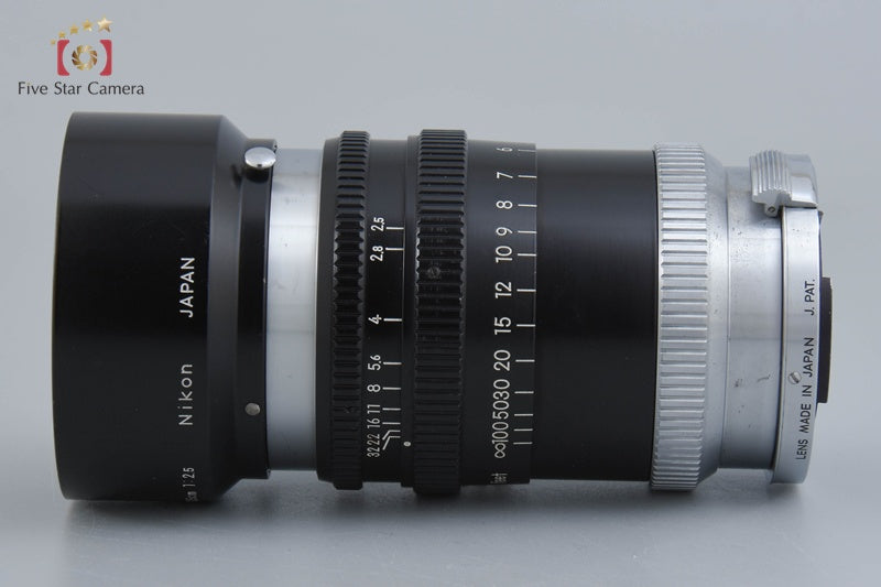 Nikon NIKKOR-P 105mm f/2.5 for Nikon S Mount [Very Good]
