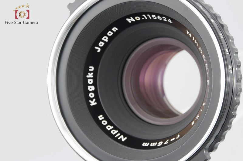 Excellent!! Nikon NIKKOR-P 75mm f/2.8 for Zenza Bronica EC S2 S2A