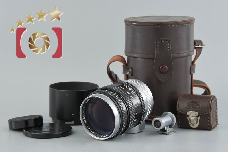 Nikon NIKKOR-P.C 105mm f/2.5 L39 LTM Leica Thread Mount w/ 105mm Viewfinder