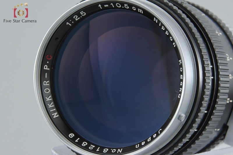 Nikon NIKKOR-P.C 105mm f/2.5 L39 LTM Leica Thread Mount w/ 105mm Viewfinder