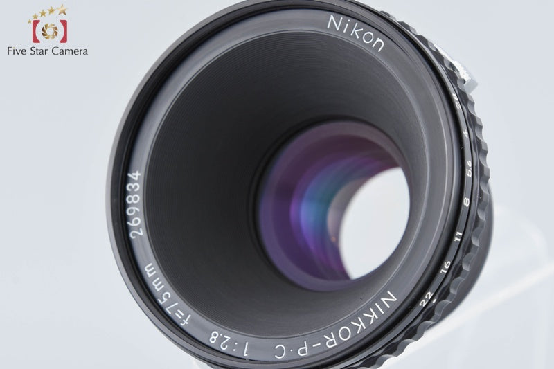 Nikon NIKKOR-P.C 75mm f/2.8 for Zenza Bronica EC S2 S2A [Very Good]