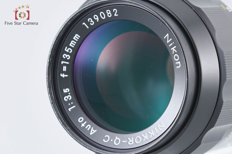 Nikon NIKKOR-Q.C Auto 135mm f/3.5 Non Ai Lens 2025.09 Overhauled!! [Excellent]
