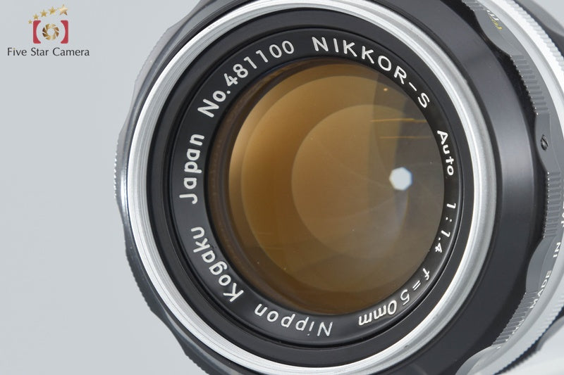 Nikon NIKKOR-S Auto 50mm f/1.4 Non Ai Lens