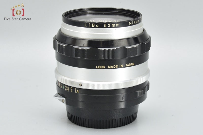 Nikon NIKKOR-S Auto 50mm f/1.4 Non Ai Lens