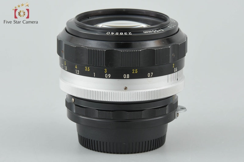 Nikon NIKKOR-S Auto 55mm f/1.2 Non Ai Lens