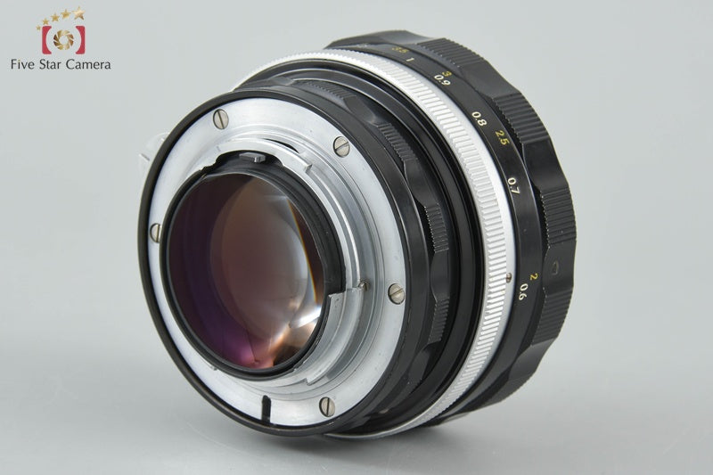 Nikon NIKKOR-S Auto 55mm f/1.2 Non Ai Lens