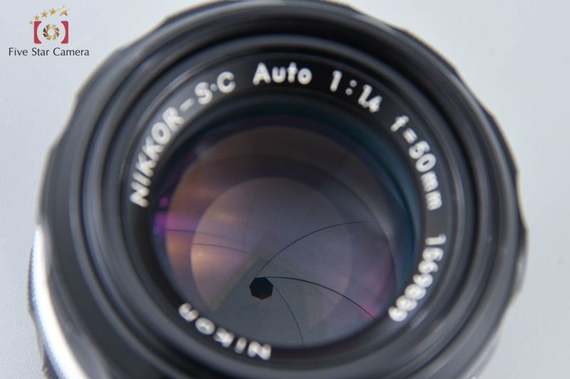 Nikon NIKKOR-S.C Auto 50mm f/1.4 Non Ai Lens [Very Good]