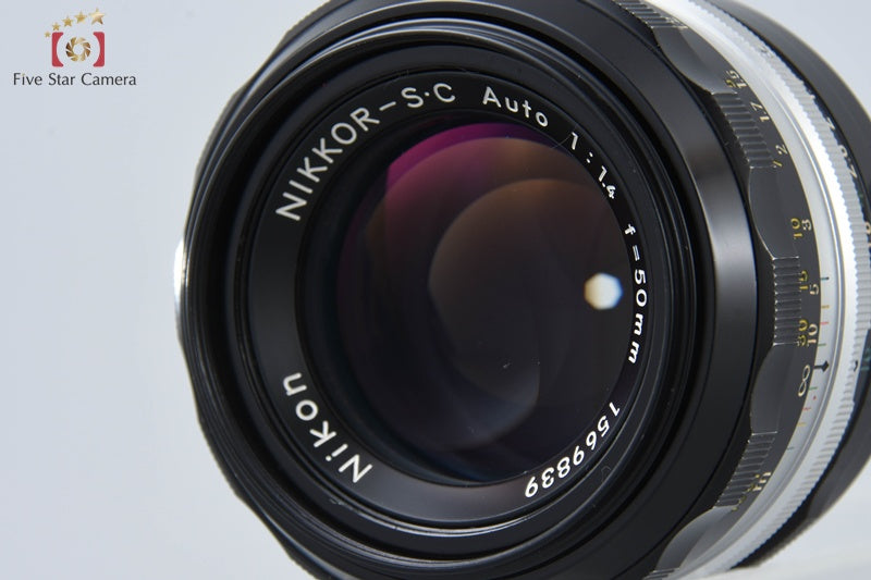 Nikon NIKKOR-S.C Auto 50mm f/1.4 Non Ai Lens [Very Good]