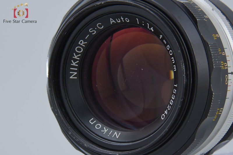 Nikon NIKKOR-S.C Auto 50mm f/1.4 Non Ai Lens