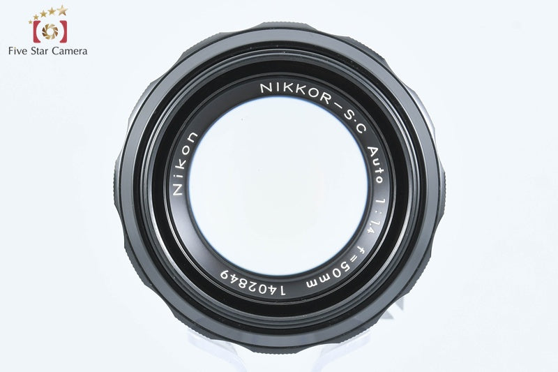 Nikon NIKKOR-S.C Auto 50mm f/1.4 Non Ai Lens [Very Good]