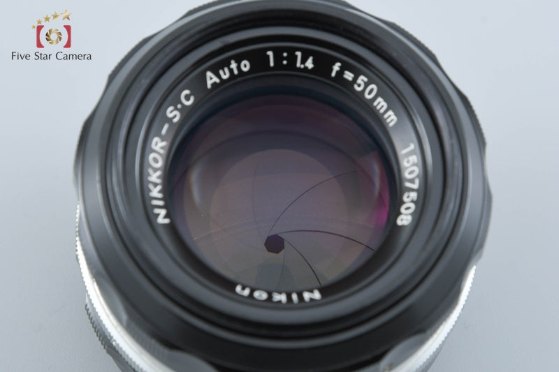 Nikon NIKKOR-S.C Auto 50mm f/1.4 Non Ai Lens [Very Good]