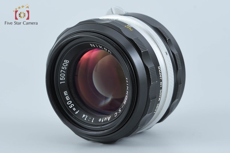 Nikon NIKKOR-S.C Auto 50mm f/1.4 Non Ai Lens [Very Good]