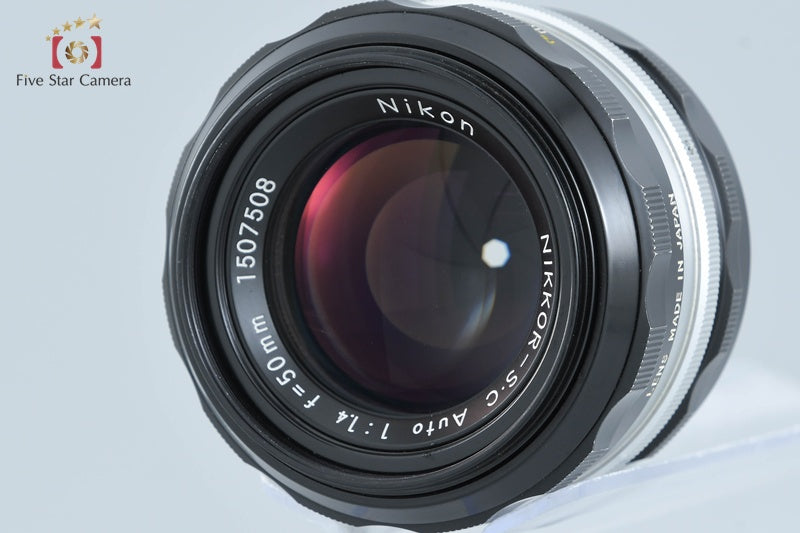 Nikon NIKKOR-S.C Auto 50mm f/1.4 Non Ai Lens [Very Good]