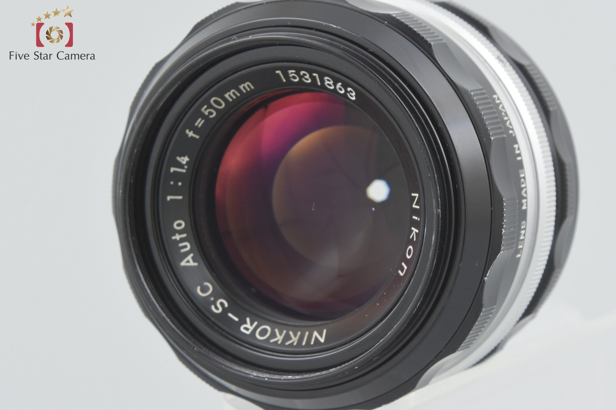 Nikon NIKKOR-S.C Auto 50mm f/1.4 Non Ai Lens